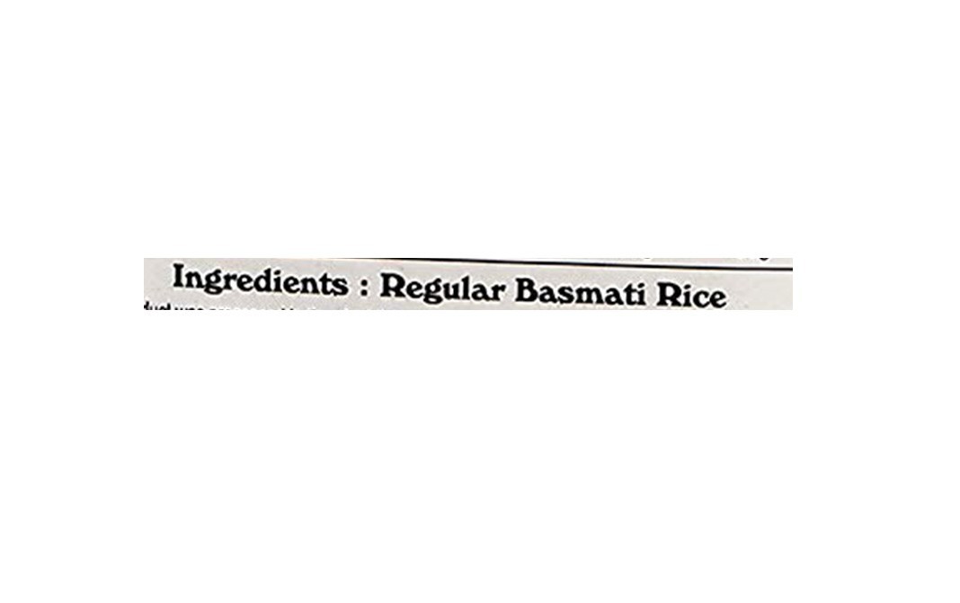 Be Conscious Regular Basmati Rice    Pack  500 grams